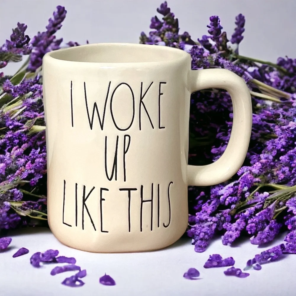 RAE DUNN Original I Woke Up Like This Mug (Rare) - Picture 1 of 3